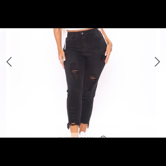 Fashionova Distressed Cropped Boyfriend jeans - Picture 2 of 16